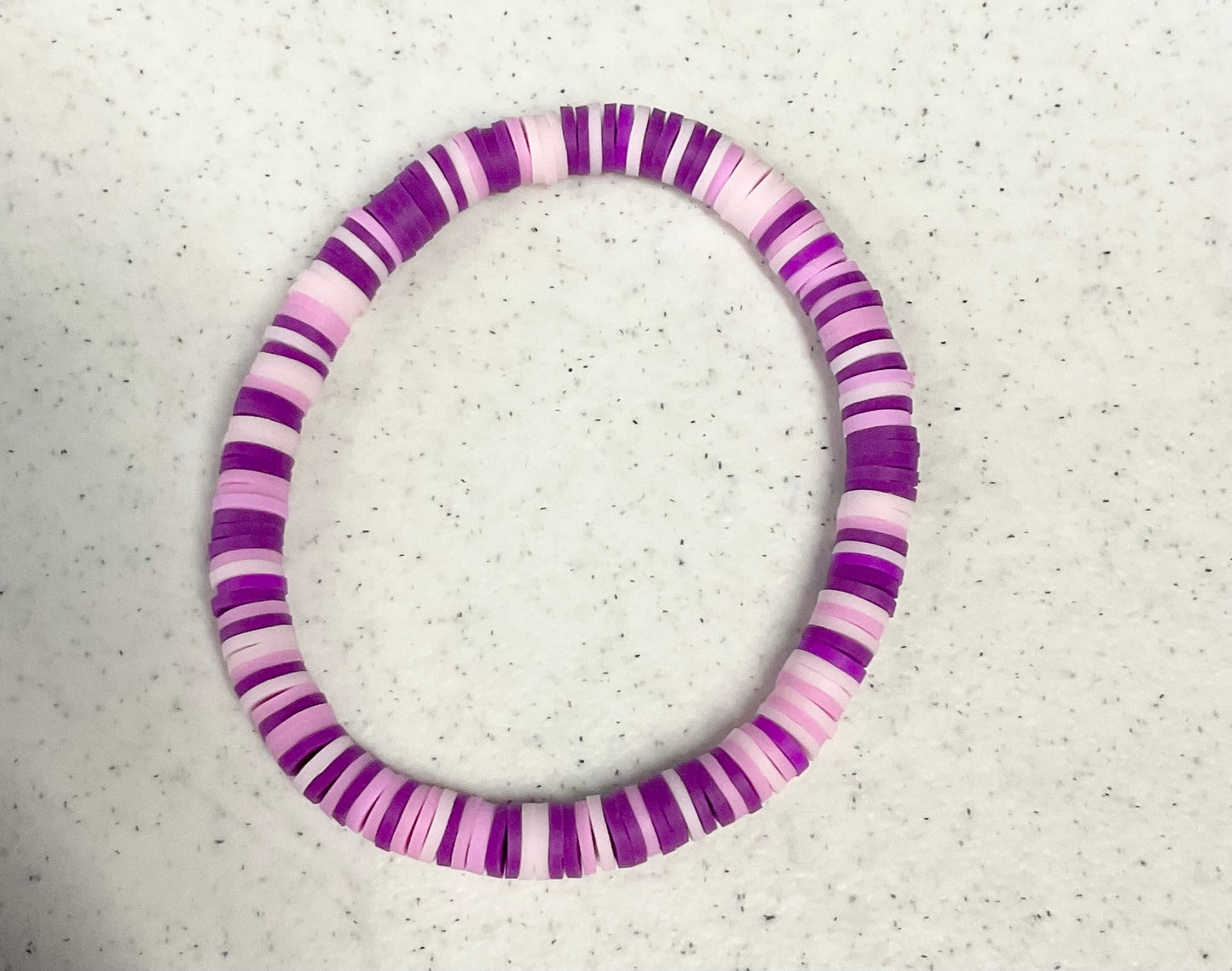 Grape soda clay bracelet