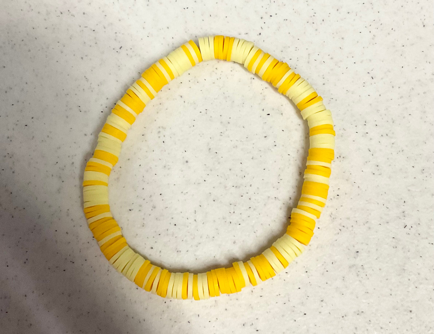 Sunshine clay bracelet