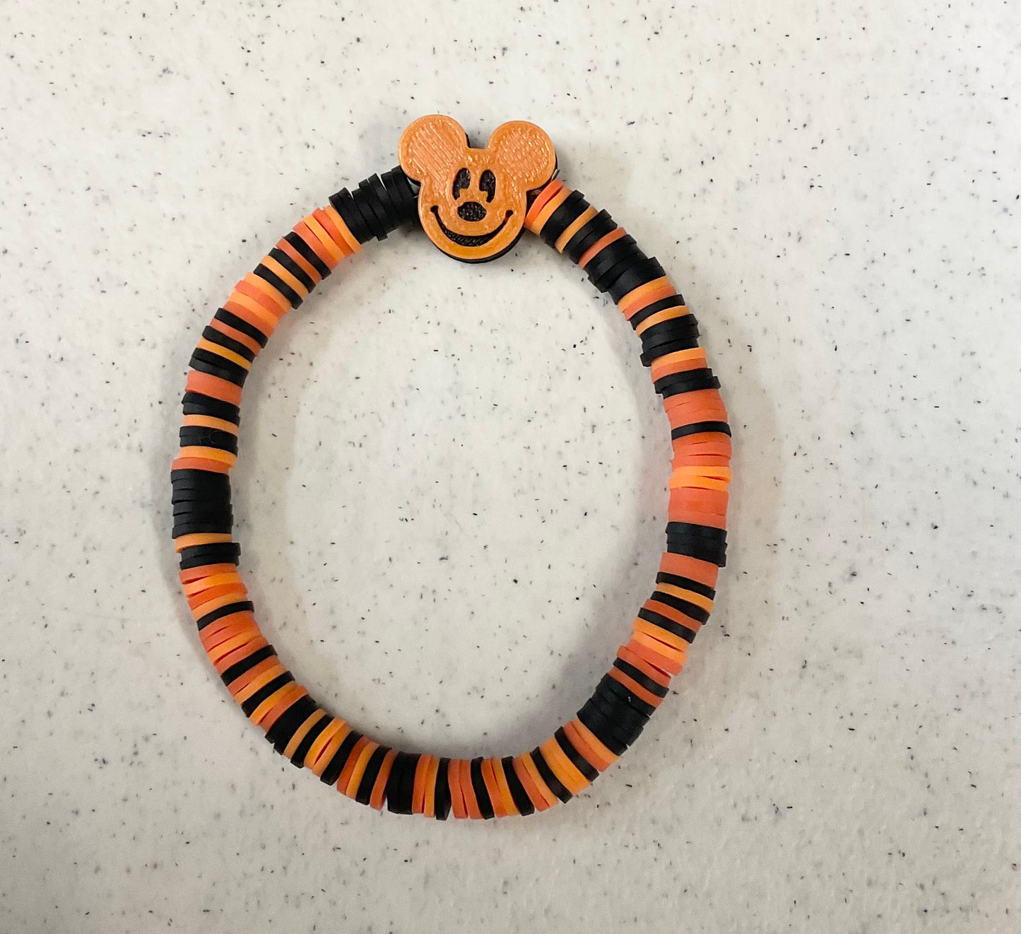 Magical pumpkin clay beaded bracelet set