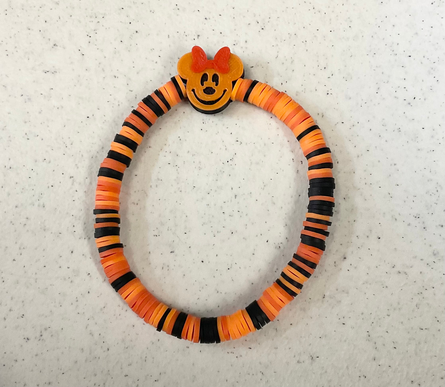 Magical pumpkin clay beaded bracelet set