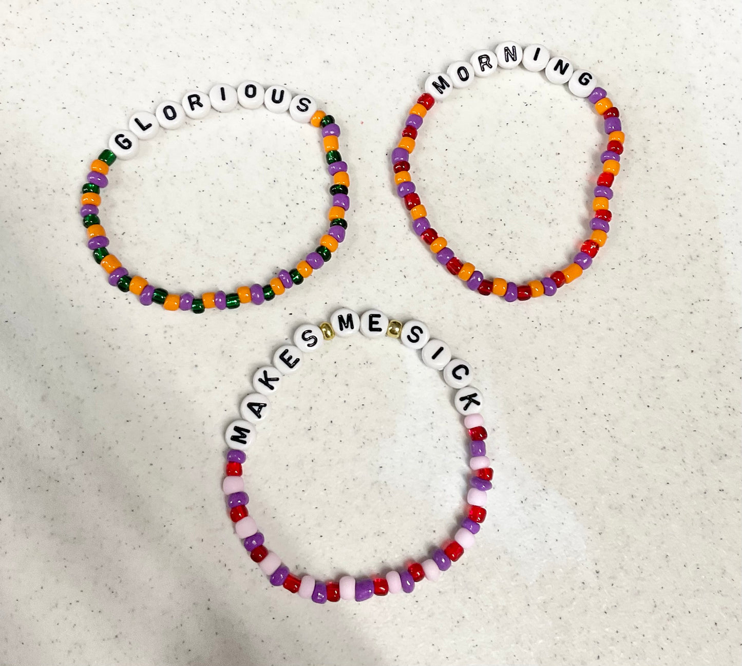 Magical glorious morning bracelet set