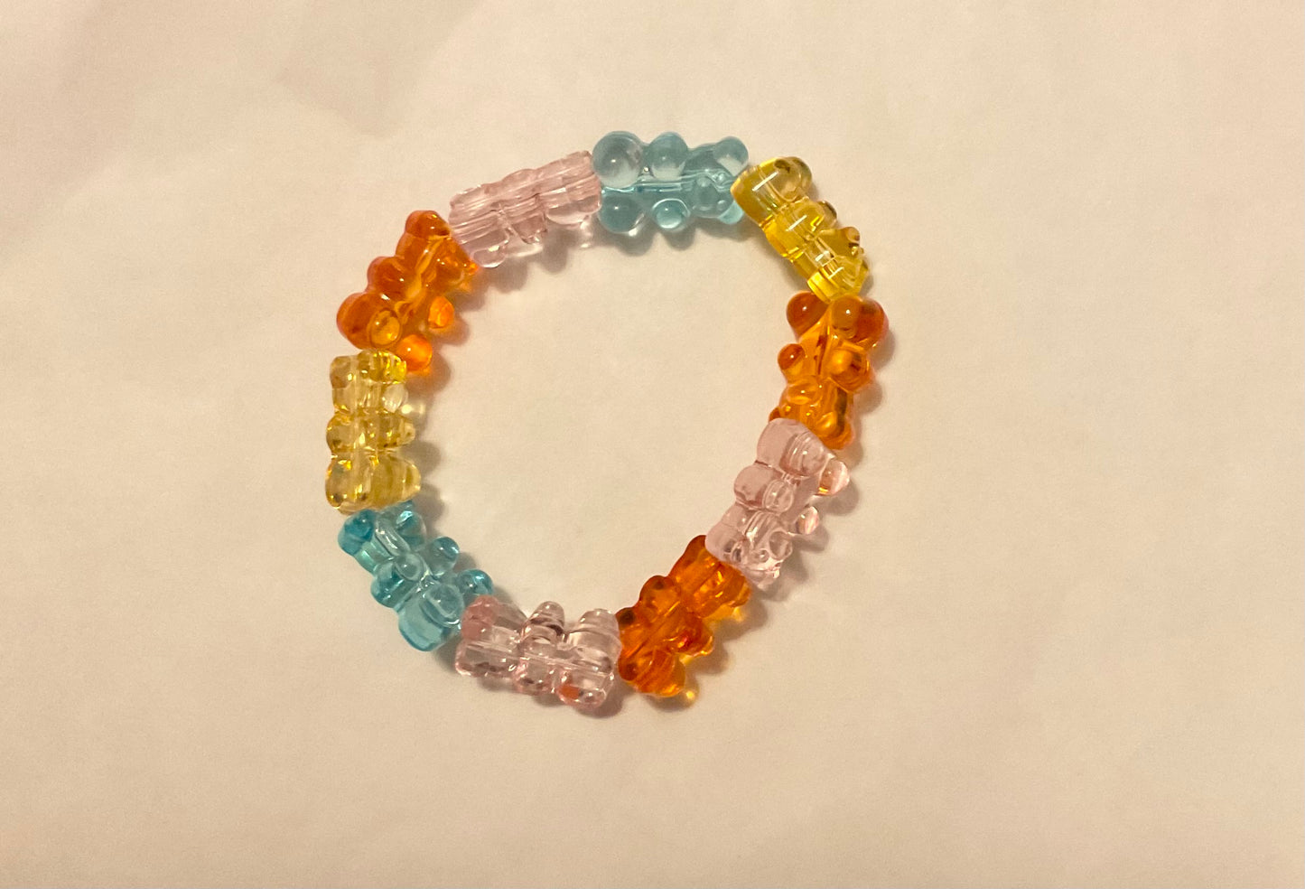 Sweet sunset gummy bear bracelet