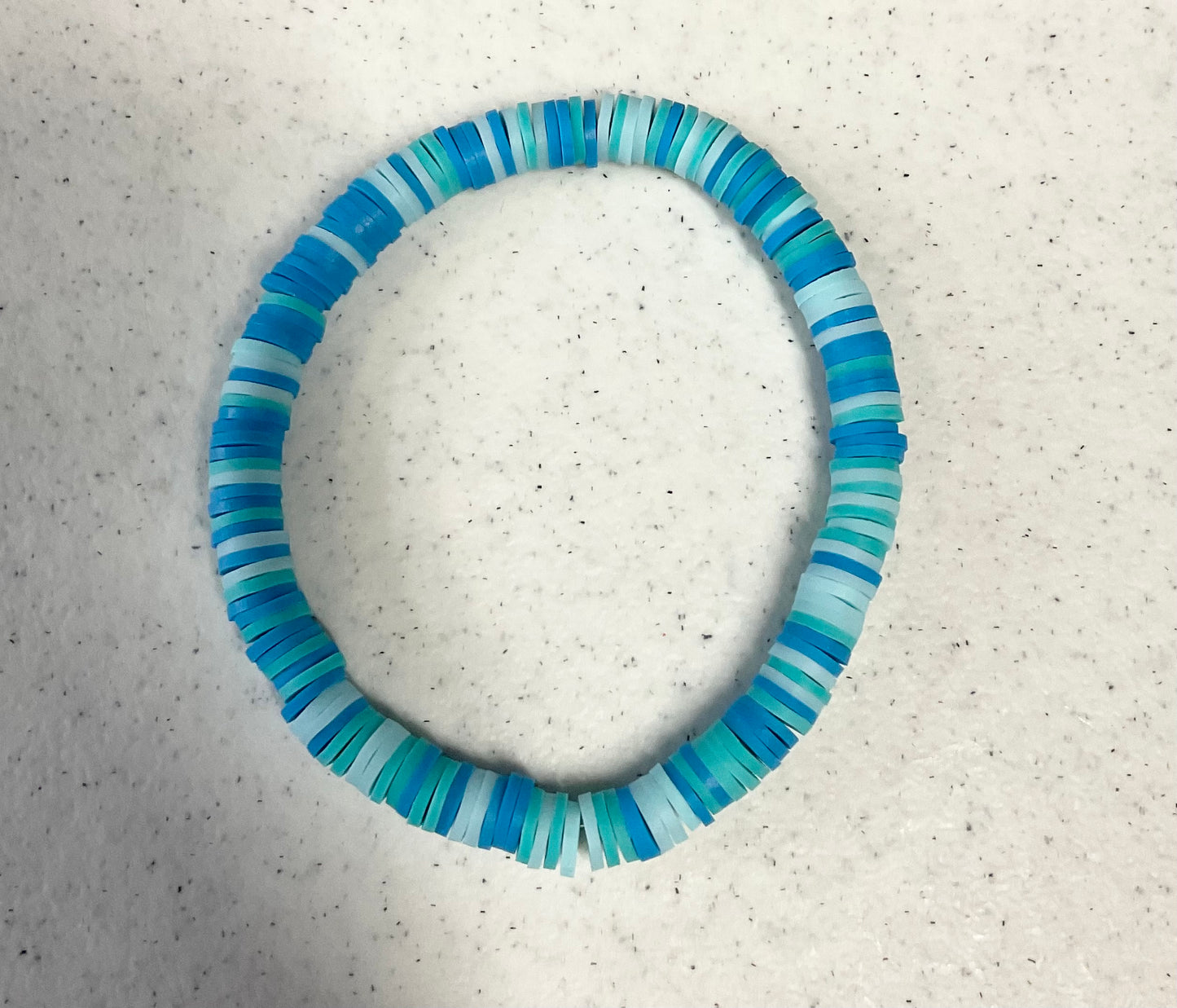 Tidal wave clay bracelet