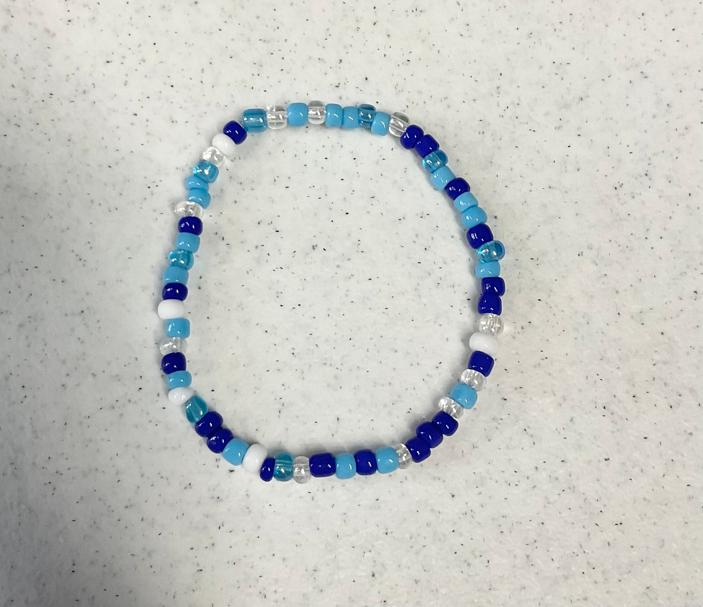 Ocean vibes seed bead bracelet set